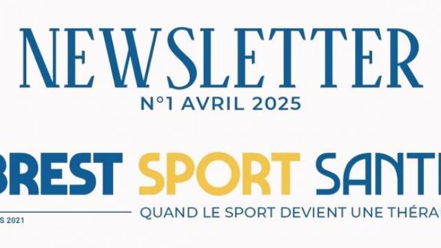 Newsletter Brest Sport Santé N°1 AVRIL 2025
